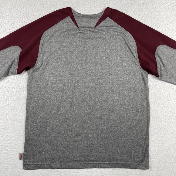 Virginia Tech Hokies Shirt Mens Large Gray Nike Team VT Football Basketball Tee - Picture 14 of 16